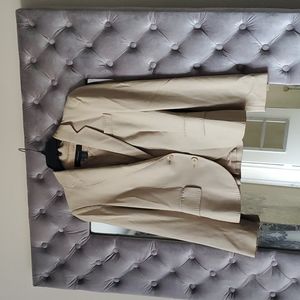 Zara Structured Beige Blazer Size 6